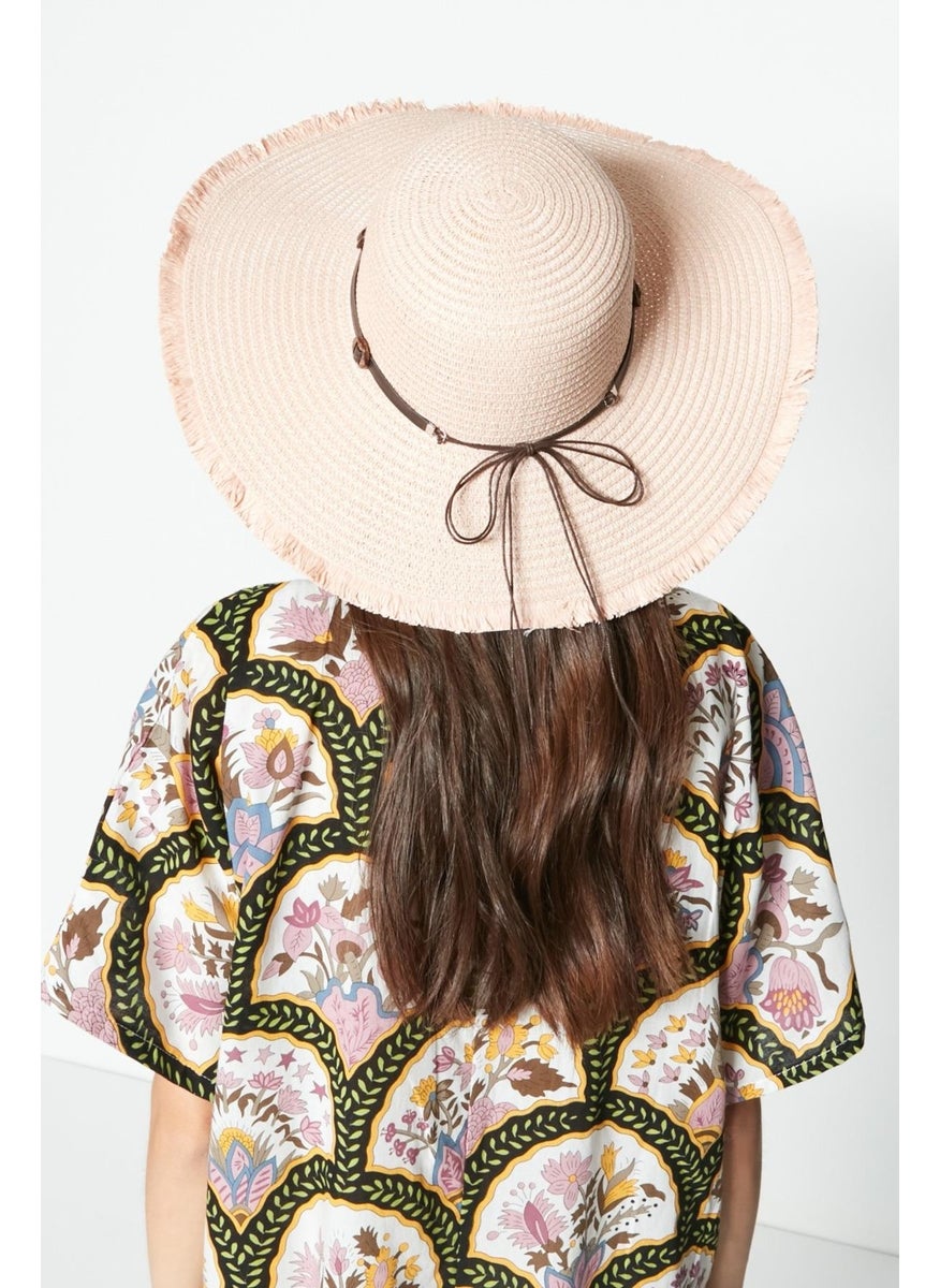 Straw Beach Hat Y23730-09 Powder