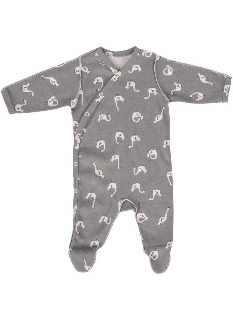 Patterned Premature Pajama Overalls 6945