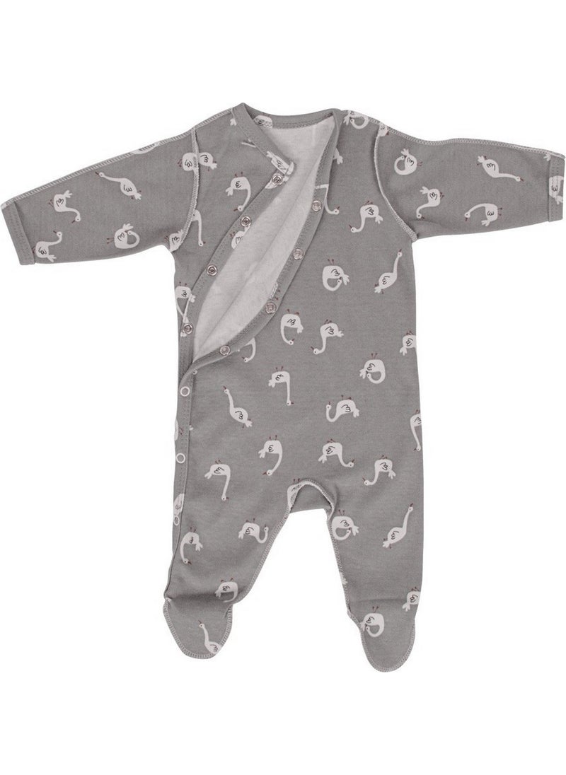 Patterned Premature Pajama Overalls 6945