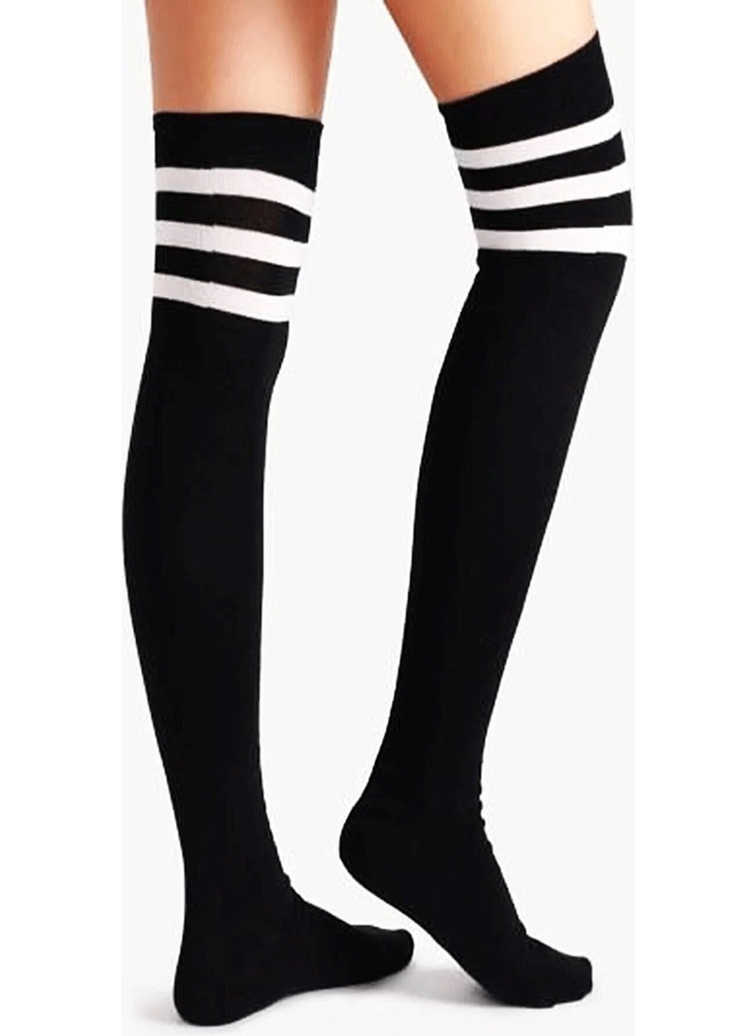 Cotton Above Knee Gothic Socks 2 Colors