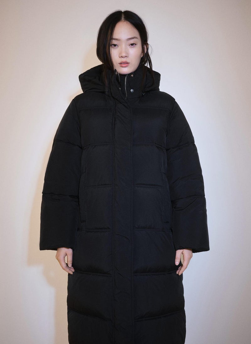 Hood Quilted Coat