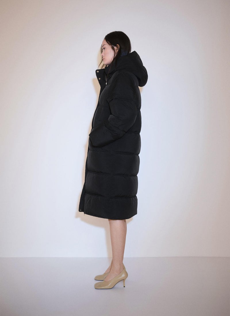 Hood Quilted Coat