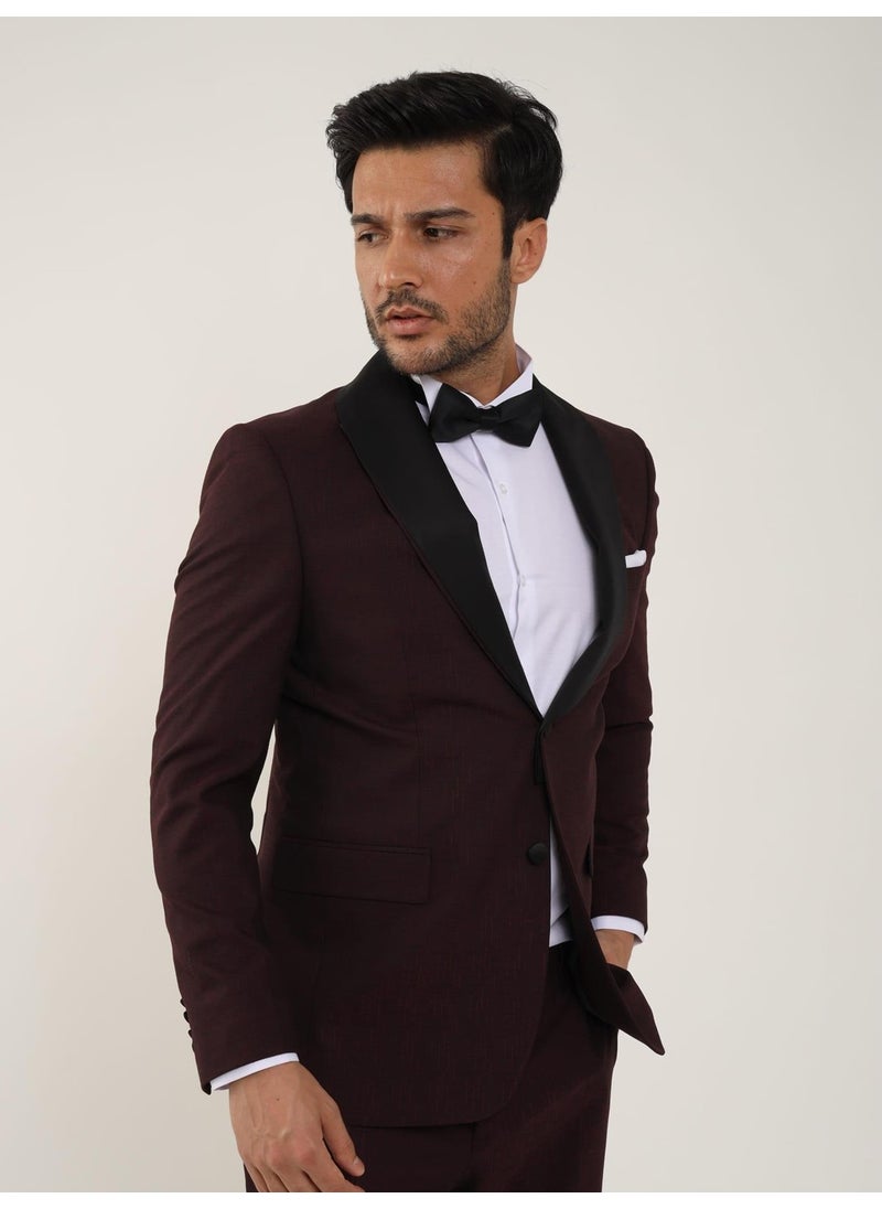 Claret Red Men's Tuxedo Suit - 84171