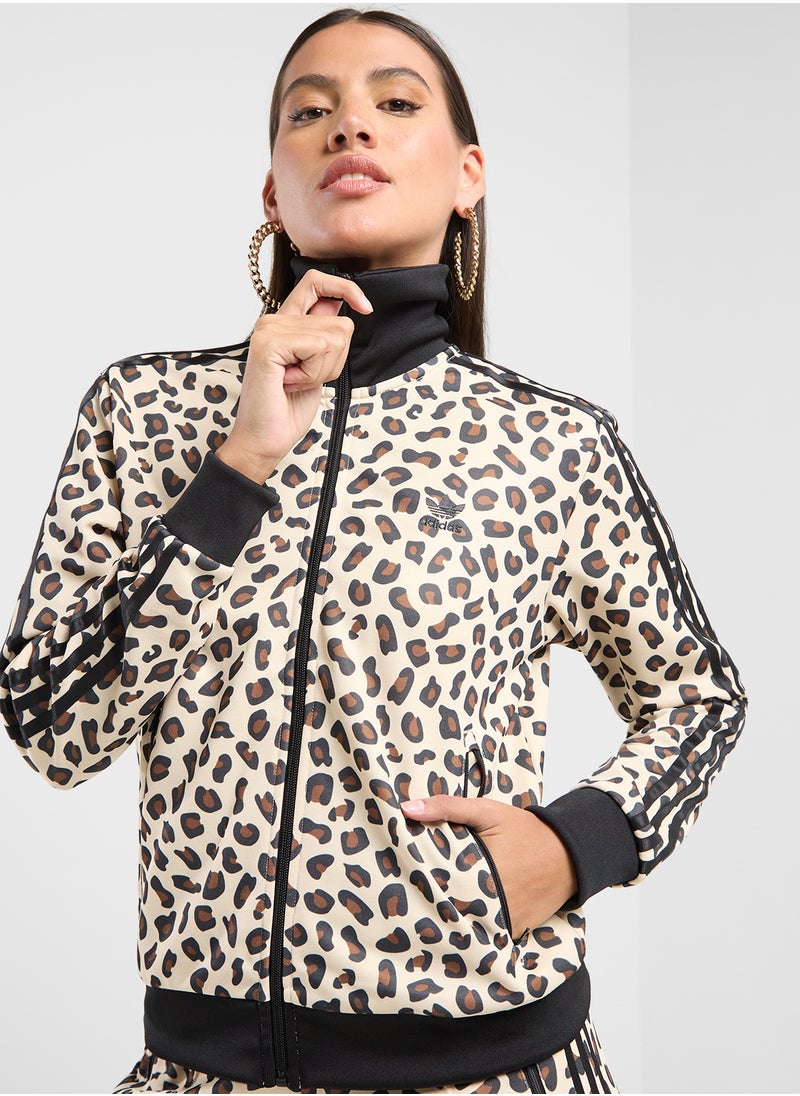 Leopard Tracktop Jacket