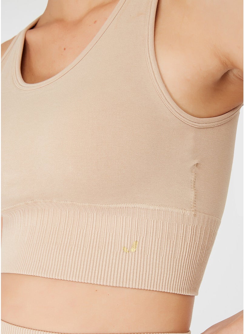 Luz Firming & Covered Sports Bra Beige