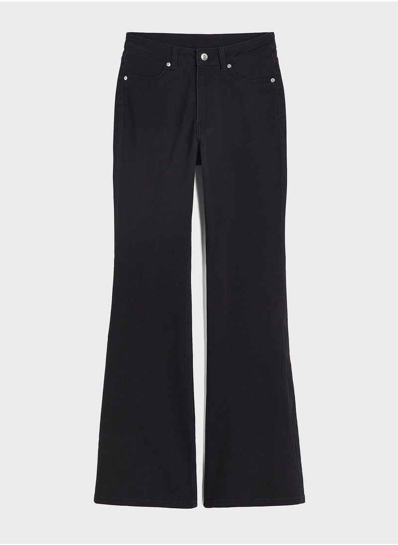 Flared High Waist Pants