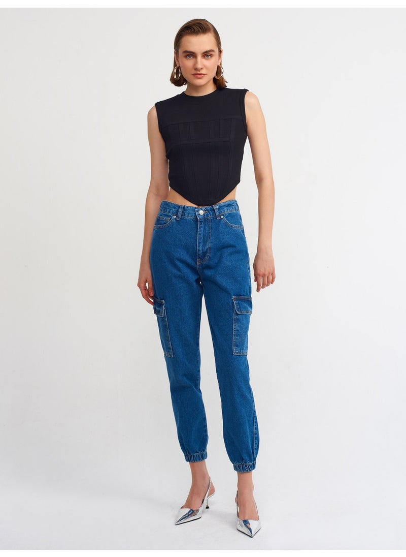 20625 Crop Top-Black