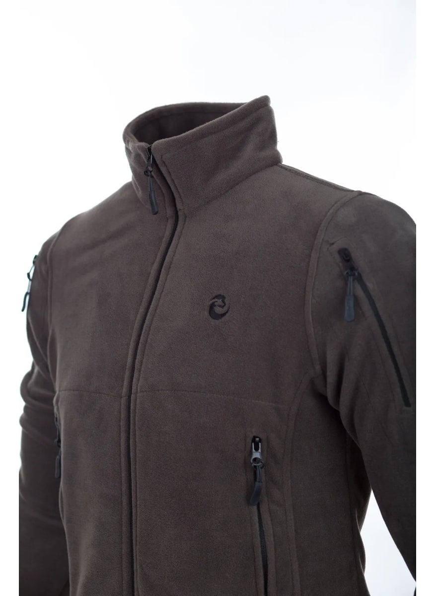 5 Pocket Fleece Coat Jacket