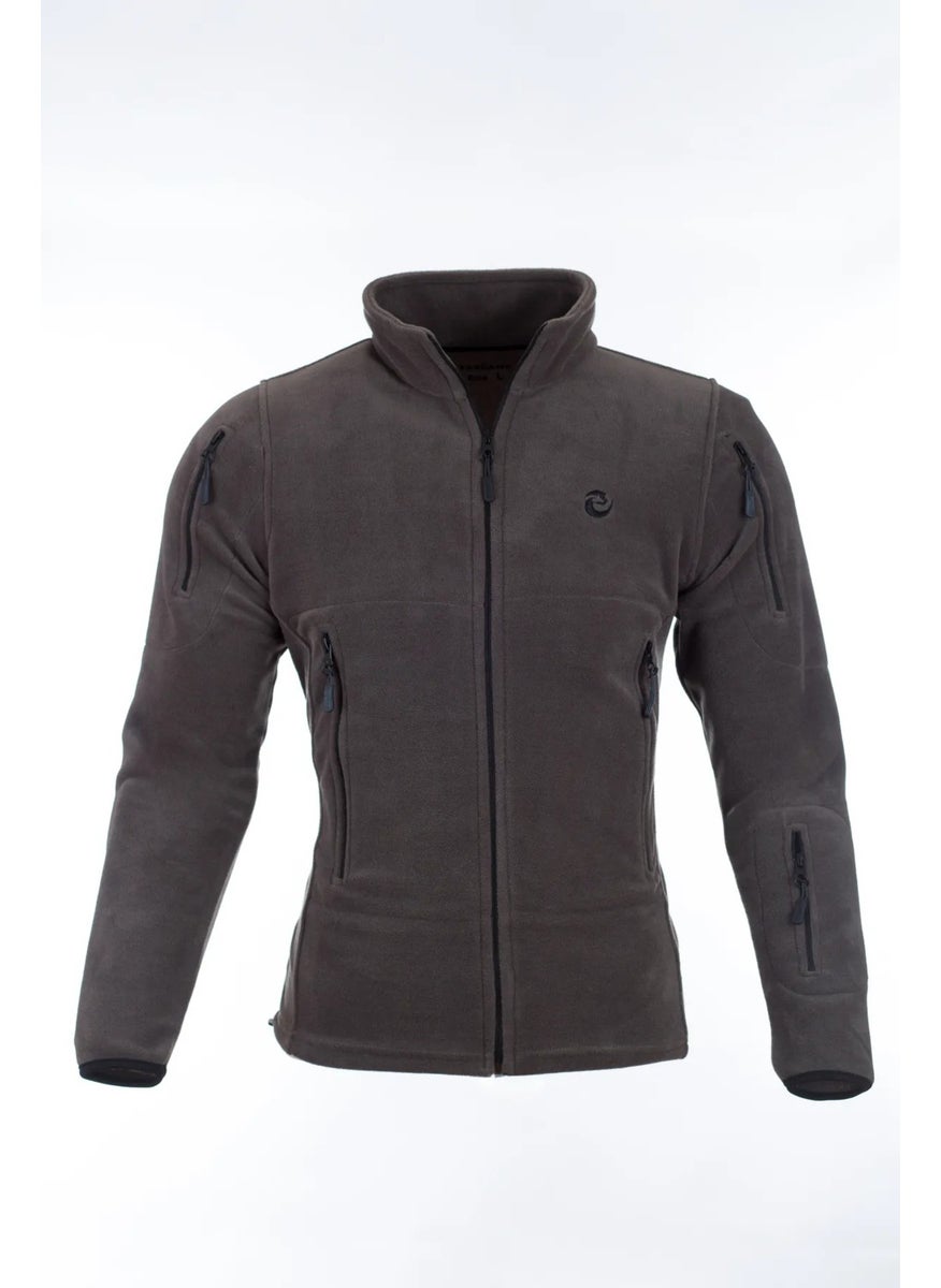 5 Pocket Fleece Coat Jacket