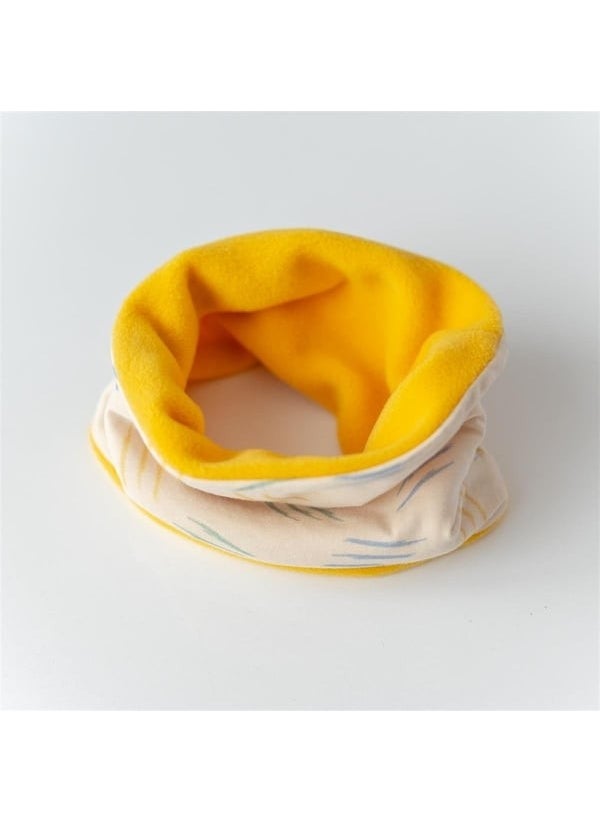 Polar Neck Collar - Striped/Mustard - Suitable for Up to 5 Years Old