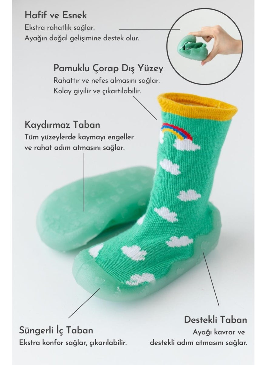 Nou Nou Unicorn Non-Slip Sock Slippers