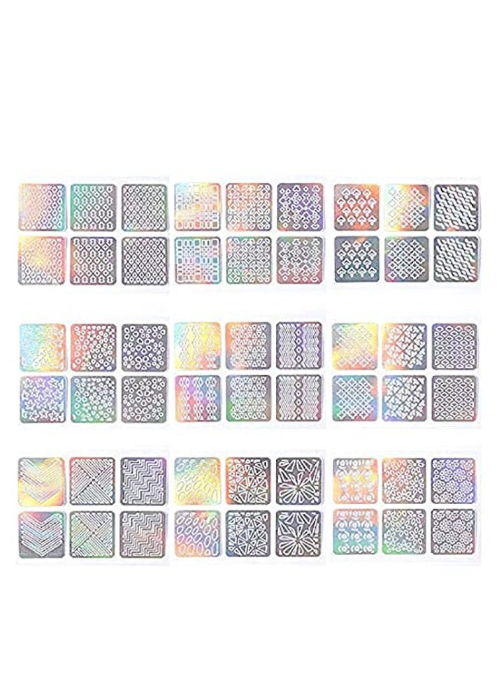 24PCS Nail Art Decals Hollowed-Out Nail Art Decals and 3D Nail Art Decals Hollow Nail Paste Stickers Nail Vinyls Stencils Nails Sticke for Nail Art Design