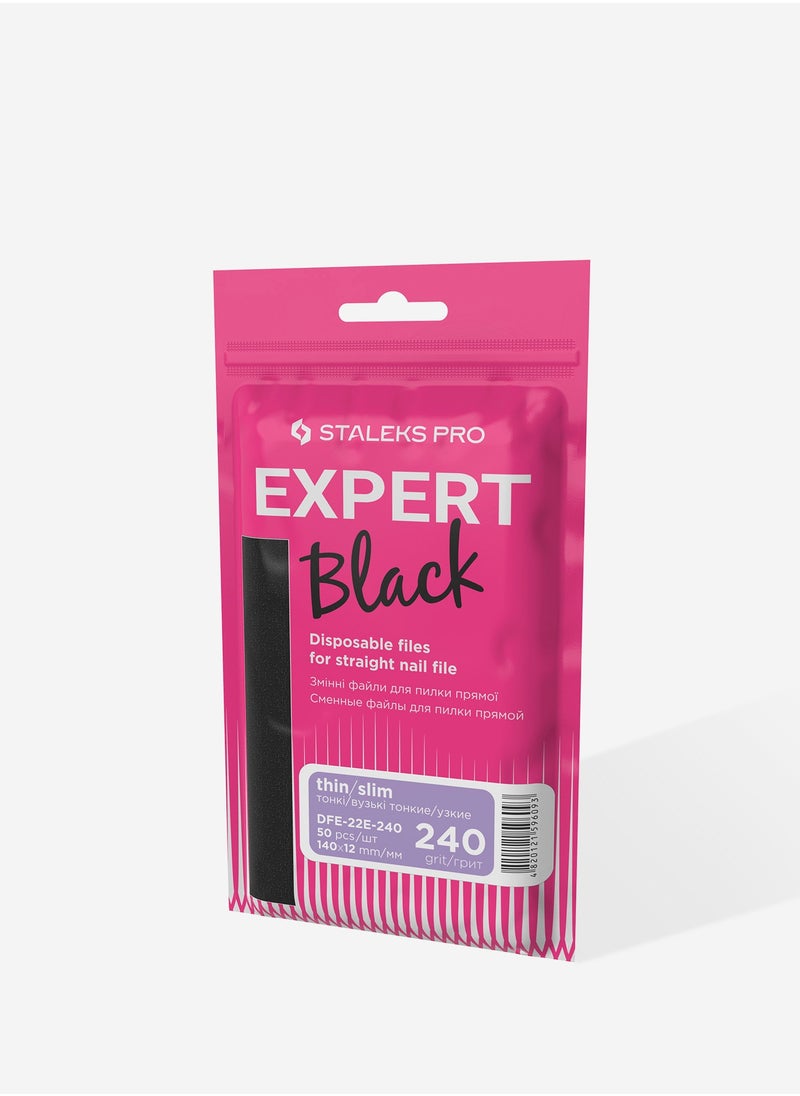 Refill pads for straight nail file thin based - EXPERT 22E | 240 grit