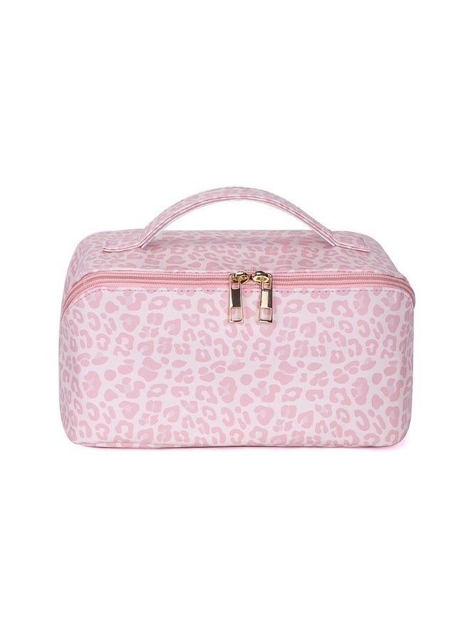 New Retro Leopard Print Large Capacity Portable Storage Bag