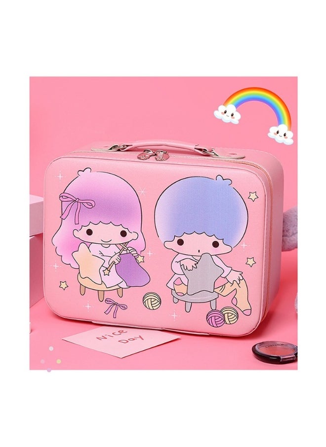 Cute Cartoon Kuromi Makeup Bag Large Capacity Portable Sanrio Makeup Bag