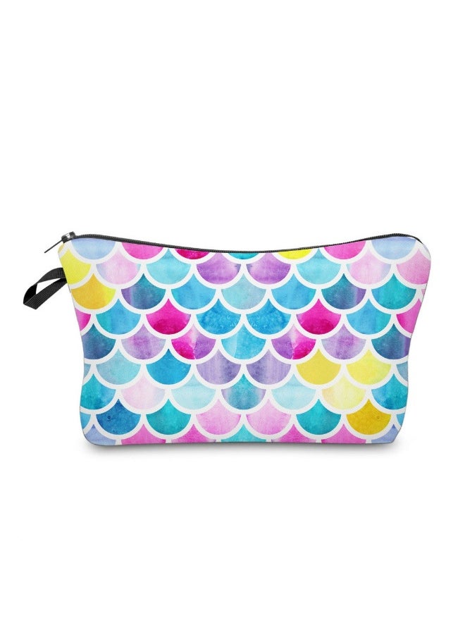 Multifunctional Mermaid Scale Makeup Bag Washing Bag