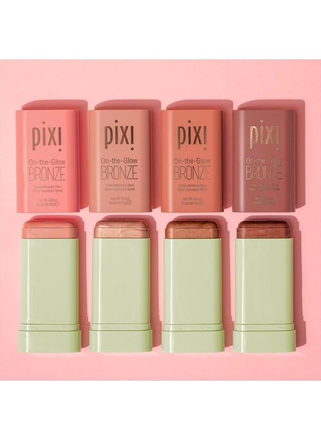On-the-Glow Bronze - SoftGlow, Hydrating Tinted Moisture Bronzer Stick with Ginseng, Aloe Vera & Fruit Extracts, For Cheeks & Lips, 19g / 0.6oz, Paraben-Free