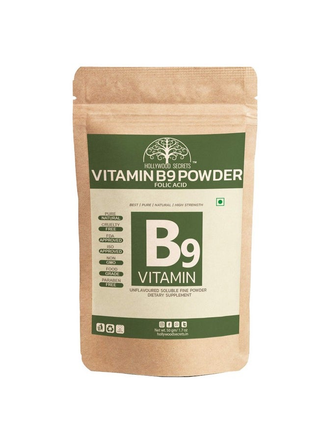 Vitamin B9 Folic Acid Powder 50Gm