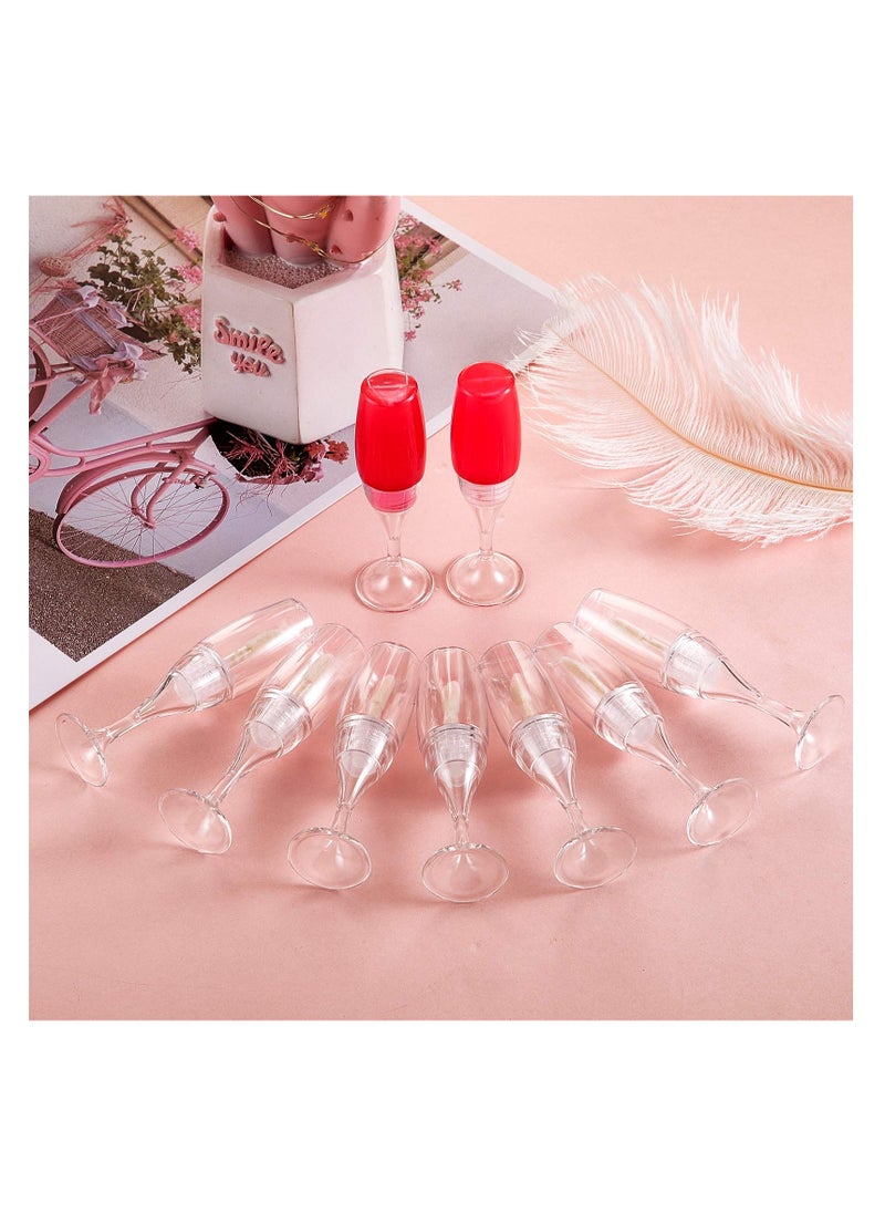 20 Pcs Lip Gloss Tubes, 8 ml/ 0.27 oz  Mini Shaped Empty Lip Gloss Tube Lip Balm Containers Refillable Bottles Lip Glaze Container for Women Girls (Transparent)