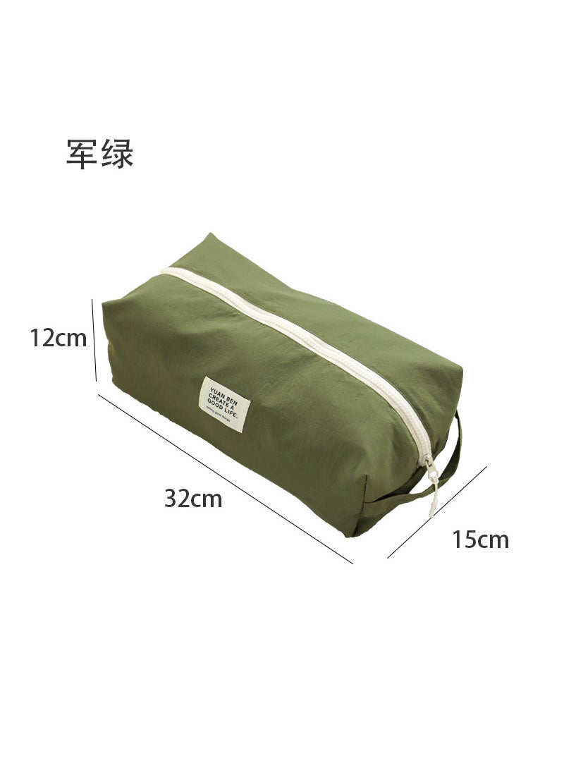 Clothes and Shoes Travel Storage Bag Travel Waterproof Cosmetic Bag Luggage Bag Clothes Packing Bag Underwear Storage Bag Shoe Bag Army Green