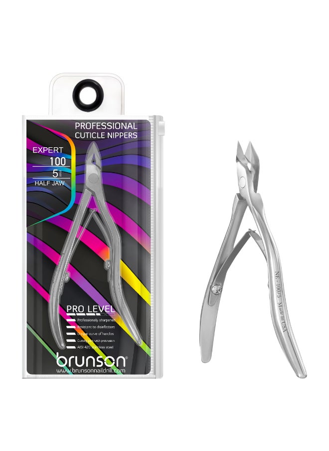 Professional Cuticle Nippers Expert 100-5mm Full Jaw BCNE1005