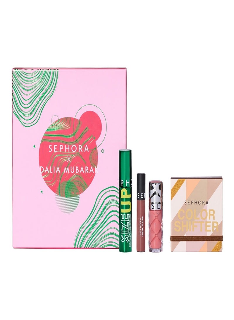 SEPHORA COLLECTION Dalia's Lip & Eye Essentials Set