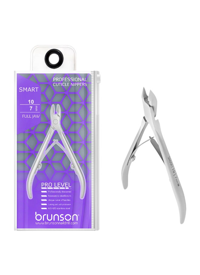 Professional Cuticle Nippers Smart 10-7mm Full-Jaw | Manicure - Pedicure Cuticle Remover BNNS107