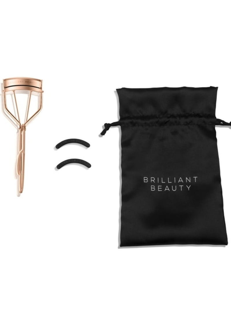 BRILLIANT BEAUTY Lash Prodigy Eyelash Curler, Rose Gold