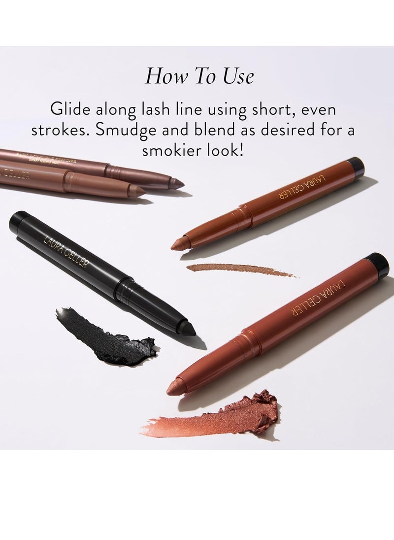 Longwear Kohl Kajal Eyeliner Pencil Dark Brown Kohl Hydrating and Vibrant Eyeliner Pencil With Built in Sharpener For Expert Precision Glides On Effortlessly Kajal Eyeliner