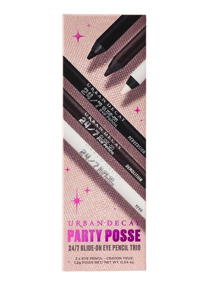 URBAN DECAY 24/7 Glide On Waterproof Eyeliner Pencil Trio