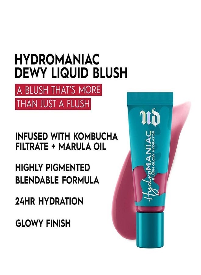 URBAN DECAY Hydromaniac Dewy Unhinged - Berry Mauve Liquid Blush - Cheek tint with 24HR hydration 0.5 oz /15 ml