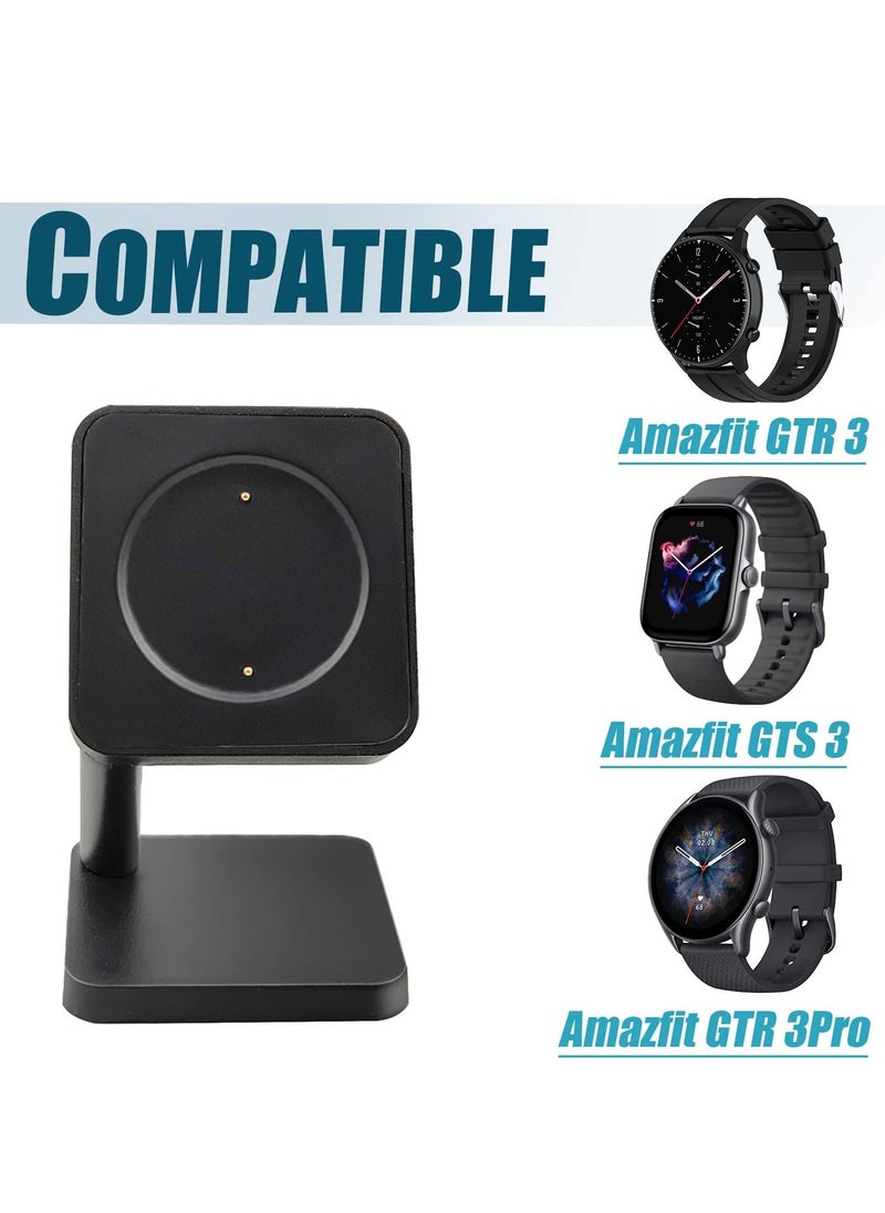 Replacement Charger Stand, Compatible with Amazfit GTR 3, GTR 3 Pro, GTS 3 Smart Watch,Charging Dock with USB Charger Cable Fit for Amazfit GTR 3 Watch