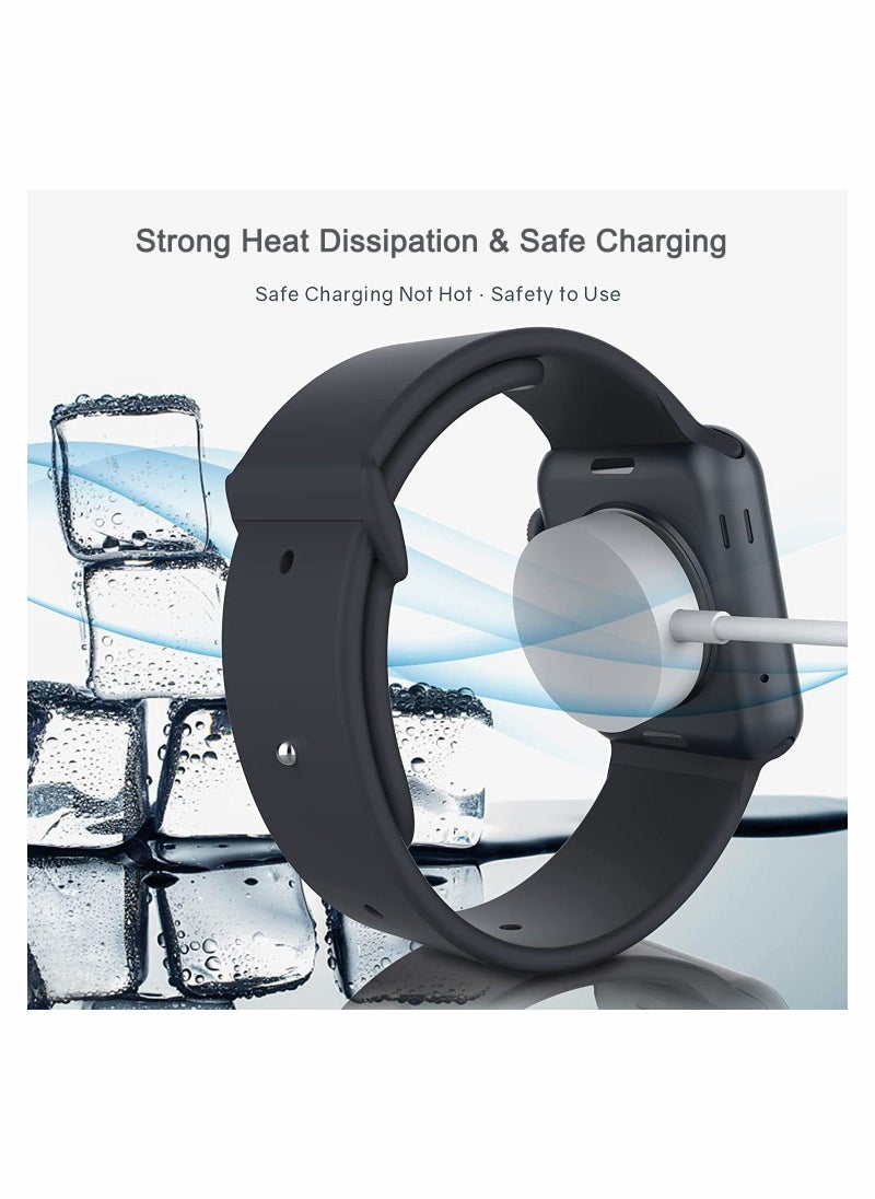 Upgraded for Apple Watch Magnetic Fast Charger to USB-C Cable (1m/Portable) Magnetic Wireless Charging Compatible with Apple Watch Series 8/7/6/SE/5/4/3/2/1