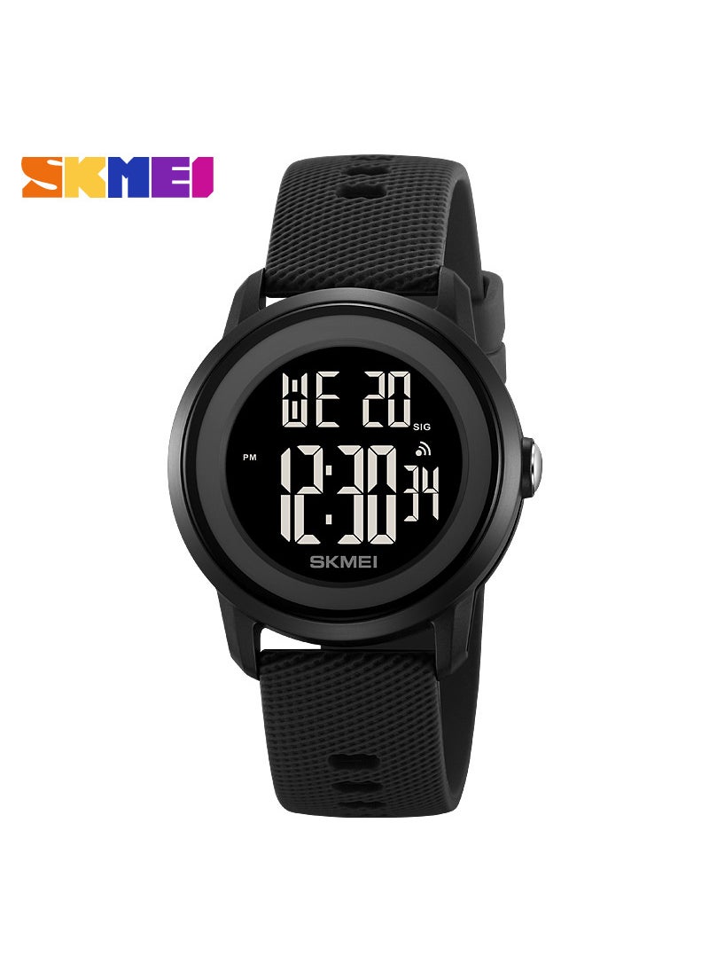 SKEMI Unisex Sporty Multifunction Waterproof Watch Black