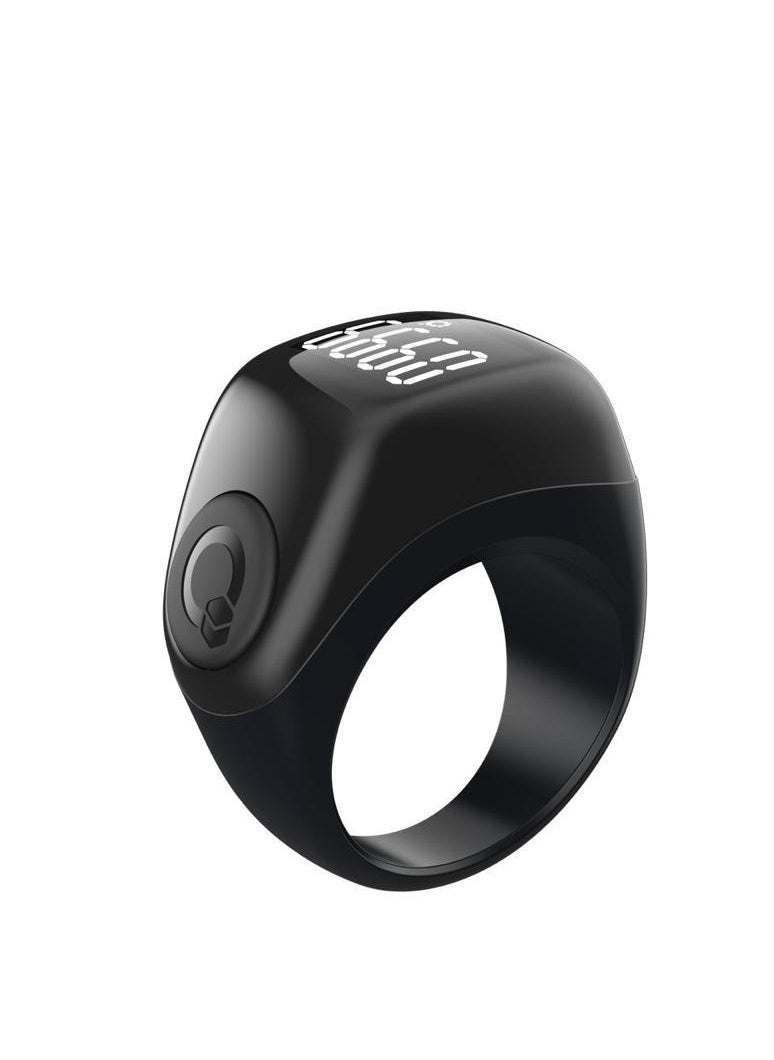 iQIBLA Smart Zikr flex advance Ring Black 3 SIZE COMPATIBLE 22/20/18 22MM