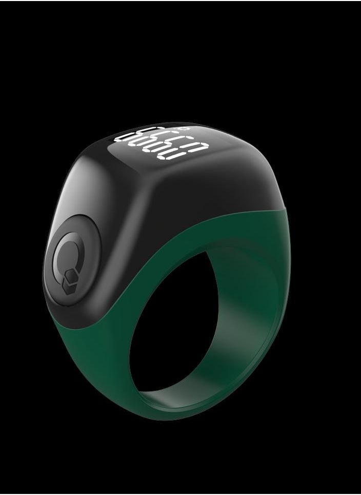 iQIBLA Smart Zikr flex advance Ring Black 3 SIZE COMPATIBLE 22/20/18 22MM