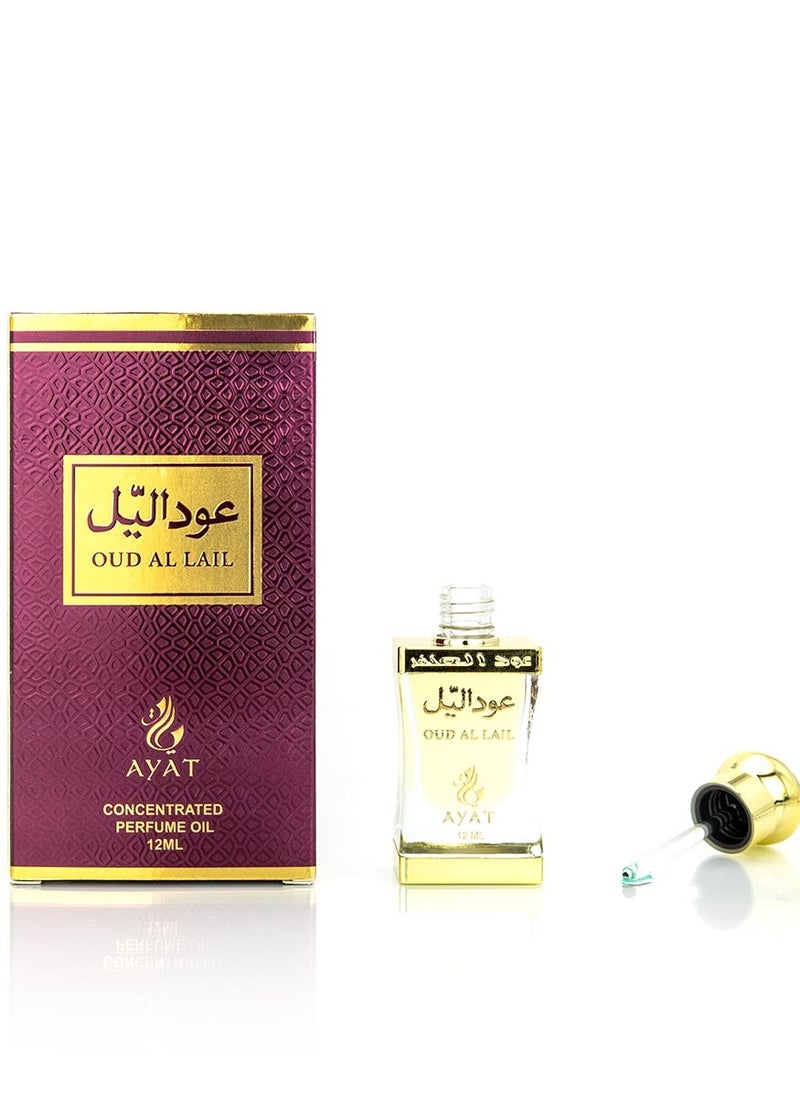 Oud Al Lail Perfumed Oil – Ayat Perfumes – 12 ml