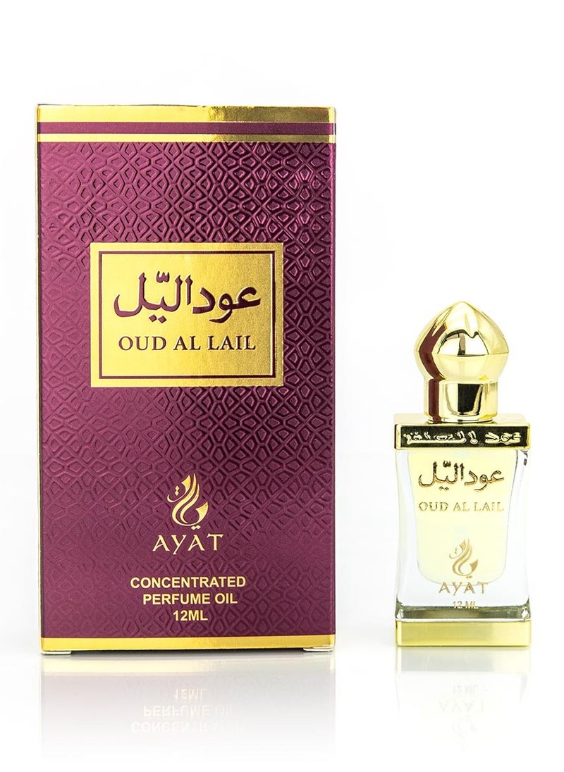 Oud Al Lail Perfumed Oil – Ayat Perfumes – 12 ml