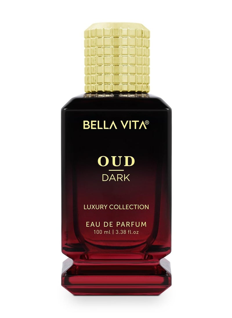 OUD DARK Eau De Parfum (3.48 fl. oz.) | Intense Arabian Perfume for women & men | Infused with Citrus, Grapefruit, Floral, Vetiver, Orris, Musky Oud | Fragrance Family: Spicy, Ambery, and Oud