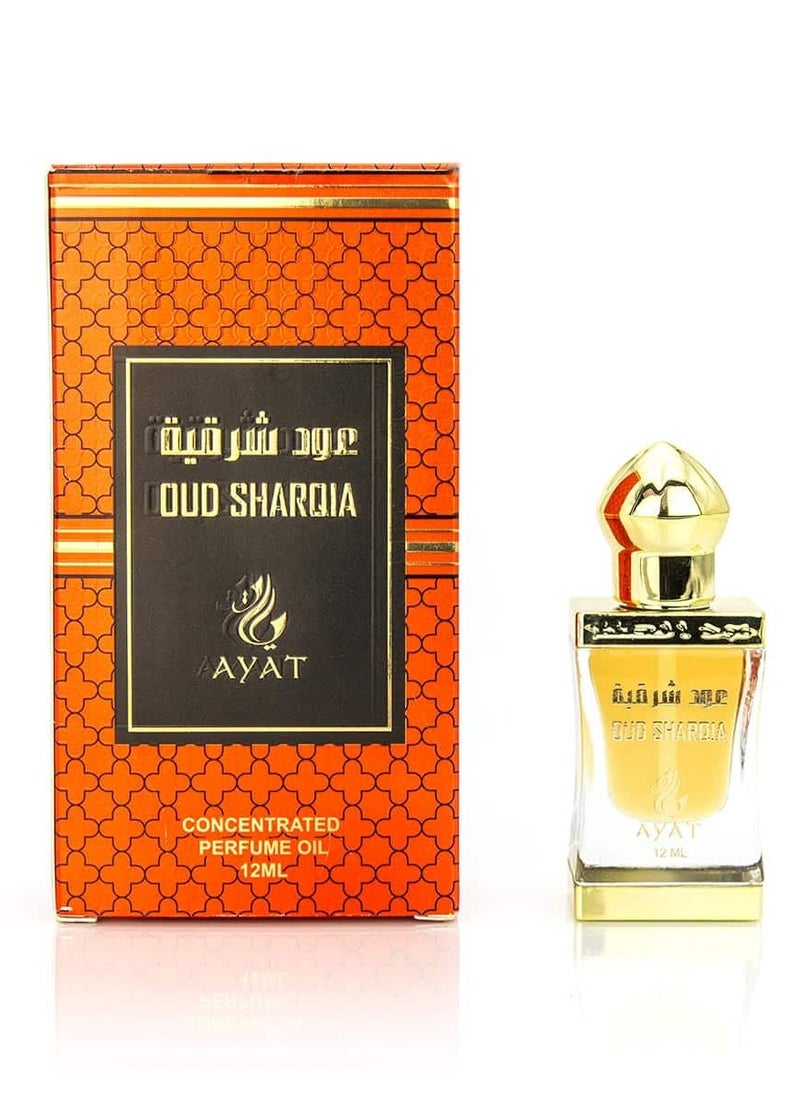 Oud Sharqia Perfumed Oil – Ayat Perfumes – 12 ml