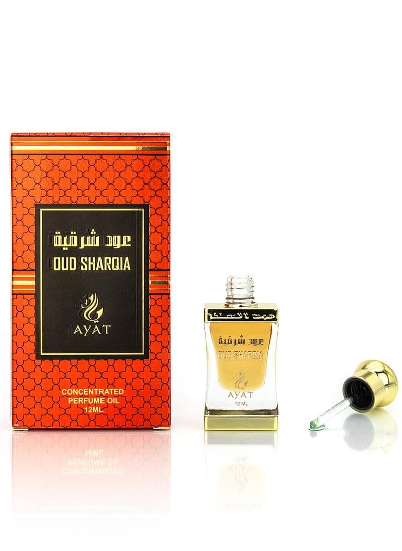 Oud Sharqia Perfumed Oil – Ayat Perfumes – 12 ml