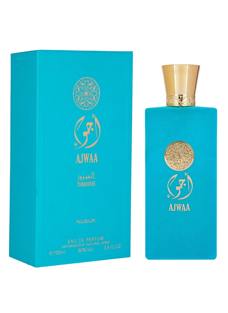NUSUK SPRAY AJWA TURQUOISE EAU DE PARFUM FOR MEN 100 ML