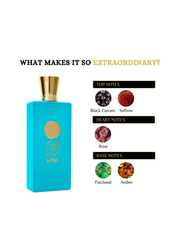 NUSUK SPRAY AJWA TURQUOISE EAU DE PARFUM FOR MEN 100 ML