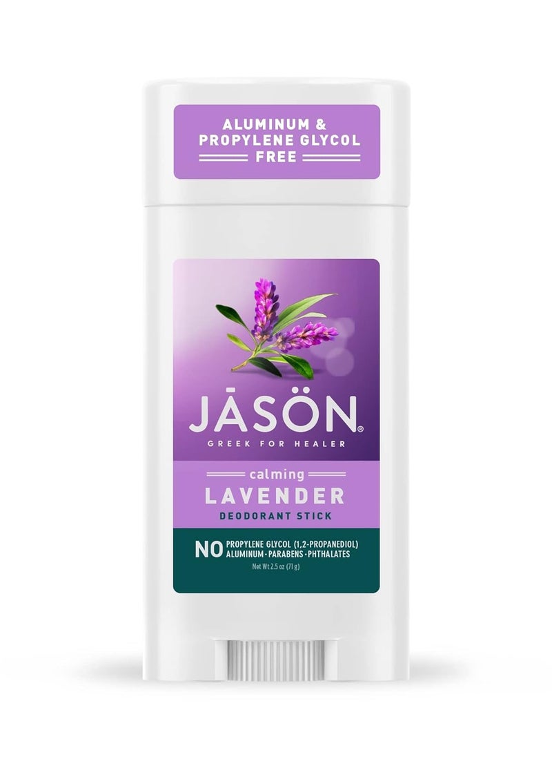 Jason Aluminum Free Deodorant Stick, Calming Lavender, 2.5 Oz (Packaging May Vary)