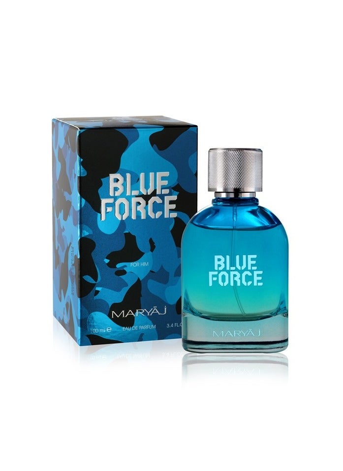 Blue Force Eau De Parfum For Men, 100 ml