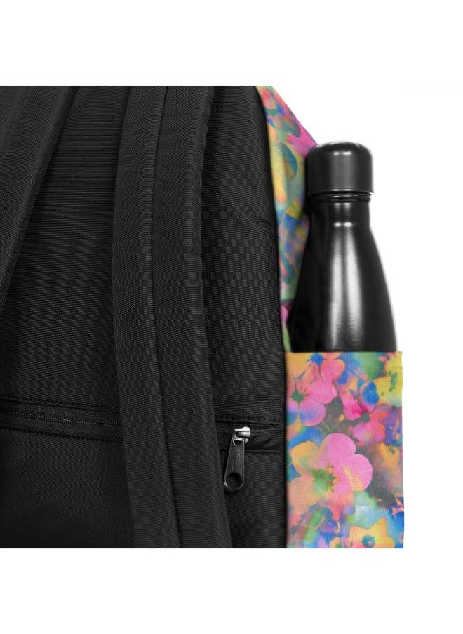 Eastpak Day Pak'R Flowerblur Mix Medium backpack with bottle holder and laptop sleeve