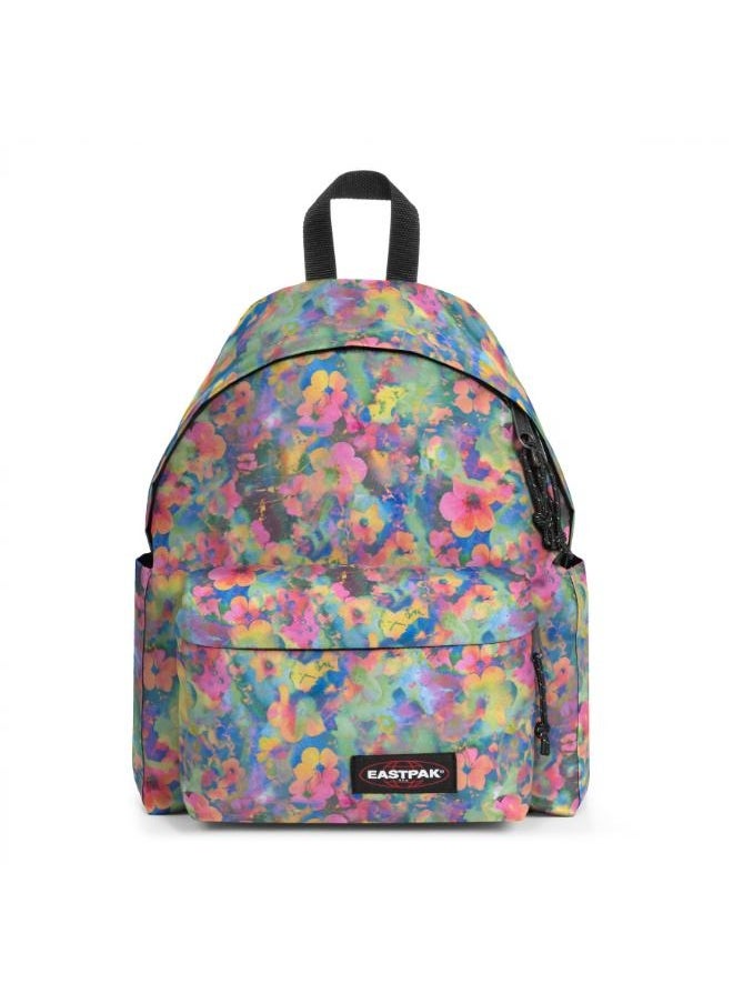 Eastpak Day Pak'R Flowerblur Mix Medium backpack with bottle holder and laptop sleeve