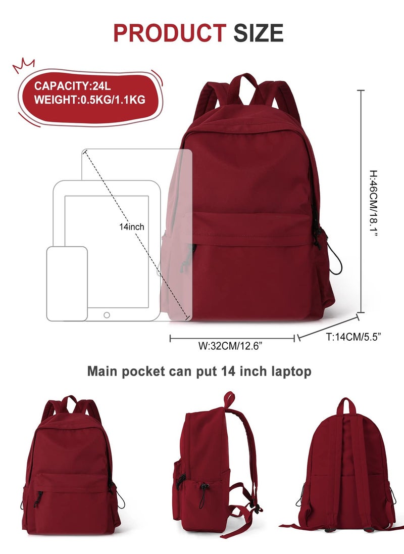 Lightweight Casual Laptop Backpack Purse for Women,Travel Backpack with laptop compartment