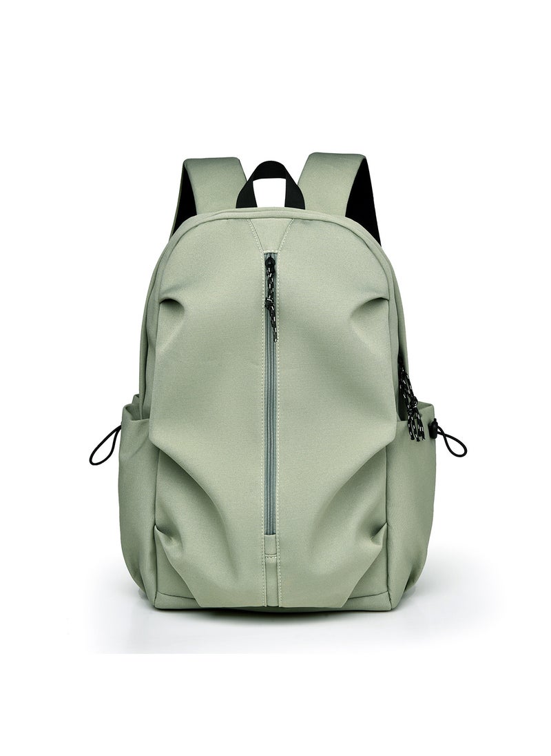 Trendy Casual Backpack Unisex Travel Laptop Bag Pea green