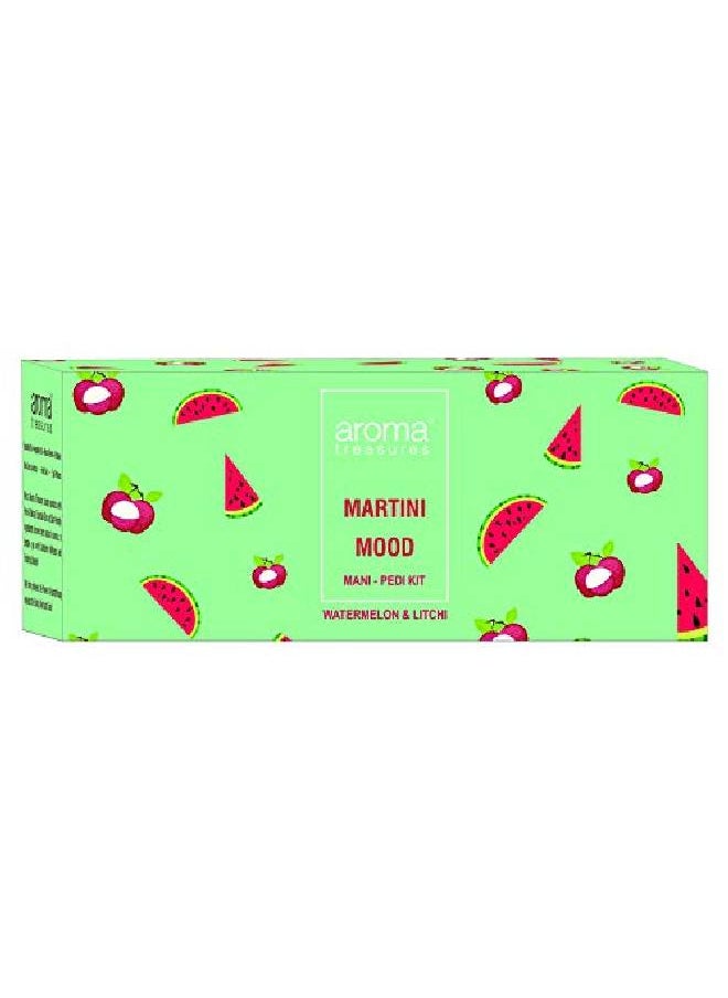 Martini Mood Manipedi Kit Watermelon And Litchi 77 G